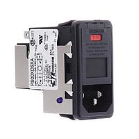 AMP Connectors - TE Connectivity PS00XDSXA Inlets 10A DUAL FUSE SNAP IN MOUNT