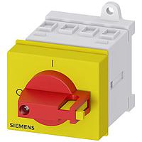 SIEMENS 3LD20301TL13 Knob-Operated DISC SW 16A KNOB DIST BOARD R/Y 4P
