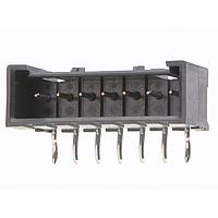 Molex 53426-9071 Mini-Lock PCB Header PCB Header Single Row RA Thru Hole Tin Plating Pos Lock 7 Ckts GloWire Blk