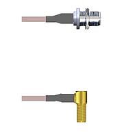 Amphenol Custom Cable Q-2502S000H048i RF Cable Assemblies N-SJB/SMA-RJB G142 48I