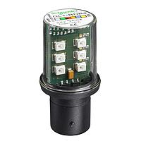 SCHNEIDER DL1BDB4 LED BA15D 24VAC/DC RED LED