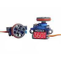 M5Stack A076-C Motor/Motion Controller & Driver Servo Kit 360 is a 9g servo with LEGO compatible fixed bracket.