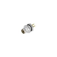 Amphenol CONEC 42-01107 M8 Male Socket 3P ML SCKT M8X1 DIP SLDR BCK MNT