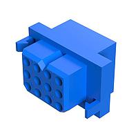 Amphenol Positronic PLC12F1000/AA Connectors Power Connector - 3 Row, 12 size 16 contacts, Socket (Female), Removable Contact, Panel Mount, [0.76u] gold over nickel
