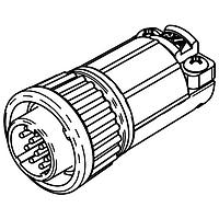 CONXALL W3280-12PG-530 Connectors MU WR CBL 12 #20 PIN CRP 530