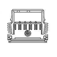 ERNI - TE Connectivity 524842 Wire Housings Tin Female 2x5 Pos STR Housing Black