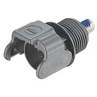 HARTING 09930010105XL Harting Han S Screw Mount Housing, black, M20, w/ male contact M8 w/ Tuflok protection (100 piece packaging)