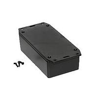 Hammond Manufacturing 1591XXCFLBK Flanged Enclosure FR ABS w/Flanged Lid 4.7x2.6x1.4" Black