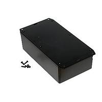 Hammond Manufacturing 1591XXEFLBK Flanged Enclosure FR ABS w/Flanged Lid 7.6x4.4x2.2" Black
