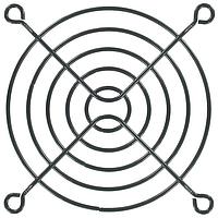 Qualtek Electronics 08172-02 Guard 80mm Wire Form Fan Guard, Black E.D. Finish