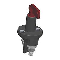 Carling Technologies BD1-1A2 Battery Disconnect 1-pole, 250A 12/24VDC not HP rated, Non-Illuminated  Removable Key Switch with M10 Stud