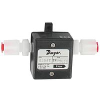 Dwyer TFP-GV12 Turbine Gas Flowmeter, 0-5 Vdc Output, Power Adapter Required (210 SCFH)