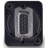 Switchcraft EHHD15FFB Dual Port D-Sub Connectors EH CONN HD15 F-F BLA