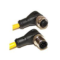 Mueller C5BD06M005 Sensor Cables / Actuator Cables M12 Cord, 5-Pos Male Right Angle-Female Right Angle, 22 AWG, 5M