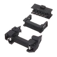 Omron Electronics XG4M-1030-U Flat Cable Connectors Socket+NoLockStrain ReliefSet 10Pin 1Plr