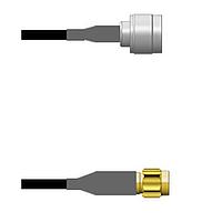 Amphenol Custom Cable Q-2N03D0008012i RF Cable Assemblies N-SP/SMA-SP RG58 12I