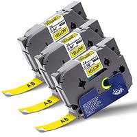 CHINA TZF-S651 Label printed (24mm, black text on a yellow background)