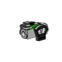 Senseca HD2KZ1-010GM040A Flow Switch (6.0 - 40 l/min, DN 10, brass construction, frontal measurement display Z1)