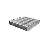 Amphenol Commercial Products UE62C462102021 QSFP Connector 1x4 OSFP cage with dual light pipe per port, large vent holes