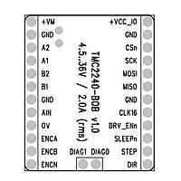 ADI Trinamic TMC2240-BOB Stepper Motor Controller / Driver Silent stepper motor driver 4.5 to 36V, up to 2.1A with SPI Interface, 256  Steps, SpreadCycle and Stealthchop2