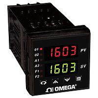 OMEGA CN8201-T1 1/16 DIN Universal Input Autotune Controller with Ramp & Soak (4 Digit LED, None)