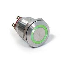 E-Switch PV4F2Y0SS-215 Anti-Vandal Switches Illuminated, Sealed Anti-vandal switch