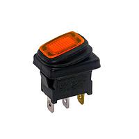 C&K DSR2215RD612 Rocker Switches SPST ON-OFF Rocker, RED LED Illum