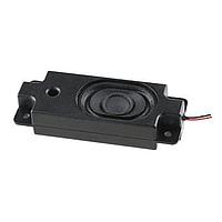 Same Sky (formerly CUI Devices) CES-803118-28PM Enclosed speaker, 80 x 31mm rectangle, 18mm deep, cloth, Nd-Fe-B, w/case, 2W, 8ohm, 650Hz, Panel mount