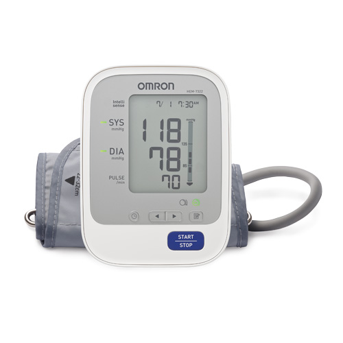 Digital blood pressure monitor for routine blood pressure and pulse measurement