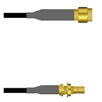 Amphenol Custom Cable Q-6803M0003010i RF Cable Assemblies SMA-SP/SMB-SJB G174 10I