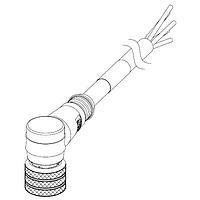 Molex 1200650961 Sensor Cables / Actuator Cables MIC 8P FP 4M PUR DC