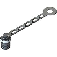 Amphenol SV Microwave M39012/25-0019 Single Port Connectors TNC Female Dust Cap, Safety Chain