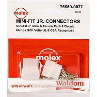 Molex 76650-0077 Connector Kits MiniFit Jr Conn Kit Plug and Recept 8Ckt