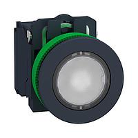 SCHNEIDER XB5FW31M5 Control Switches FLUSH WHITE CAP IPB LED 230 1NO 1NC SCR