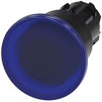 SIEMENS A6X30137478 Mushroom ILLUM. MUSHROOM PUSHBUTTON. 40MM. BLUE