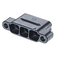 Harwin KA1-3010398M3 Wire Housings 3 Pos. Male SIL Cable Housing, Screw-Locks