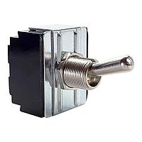Carling Technologies IL251-73 Toggle Switch 4-pole, ON - None - ON, 10A/15A 250VAC/125VAC 3/4 HP, Non-Illuminated Bat Style Toggle Switch with .250 Tab (Q.C.)