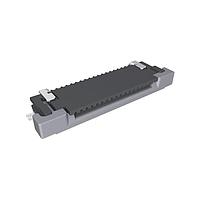 Amphenol FCI SFV18R-4STE1HLF Board Mount 0.50mm Flex Connector, SFV-R Series, 18 Position, Top Side Contact, Side Entry Surface Mount ZIF Connector, Halogen Free, Lead Free with Cable-Lock