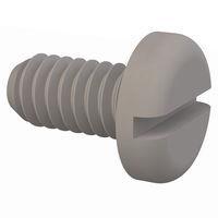Essentra Components 012520P050 Pan Slotted Pan Slotted Screw, 1/4-20 Thread, 1/2 Lg