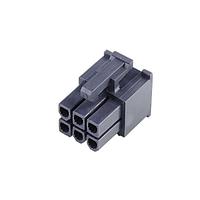 Molex 46992-0610 Receptacle Housing MiniFitJr Rcpt DR V2 GW 6Ckt