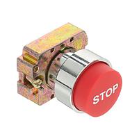 Altech 2AP4-STOP Momentary Action Push Button Op., 22mm,Non Ill.