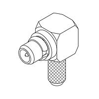 Molex 73415-2830 RF Connectors MMCX PLUG, R/A, CABLE RG178