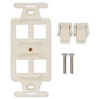 Belden AX104124 Fiber Optic Connectors KCONN 106 ADAPTER 4-P WHITE