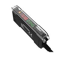Banner Engineering DF-G2-NS-2M Fiber Optic Sensors DF-G2 Red Beam High Speed Dual Display Fiber Amplifier; Range: Depends on Fiber; Input 10-30 V dc; Outputs: 1 NPN; 2 m 4-conductor PVC Cable