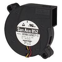 Sanyo Denki 109BC24HD7-1 Blowers DC Blower, 52x15mm, 24VDC, Locked Rotor Sensor