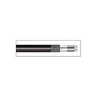 Alpha Wire 1450/16 BK005 Communication and Control 16 AWG, 2 Conductor Communication Cable, Shielded, 100 ft  - Black