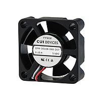 Same Sky (formerly CUI Devices) CFM-3010B-1100-316 Axial dc axial fan, 30 mm square, 10 mm, 10.8-13.2 Vdc, 1.32 W, 10000 RPM, 3.15 CFM, AR