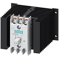 SIEMENS 3RF24503AB45 Zero-point Switching SS CONT,50A,48-600V,3P,4-30VDC,ZP,RT