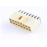 Molex 105314-2816 Headers & Wire Housings NANO-FIT HDR RA DLR 16CKT G+lube WHT