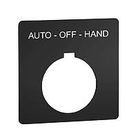 Square D 9001KN758BP Legend PSH BTTN LEGEND PLATE 30MM, Type K